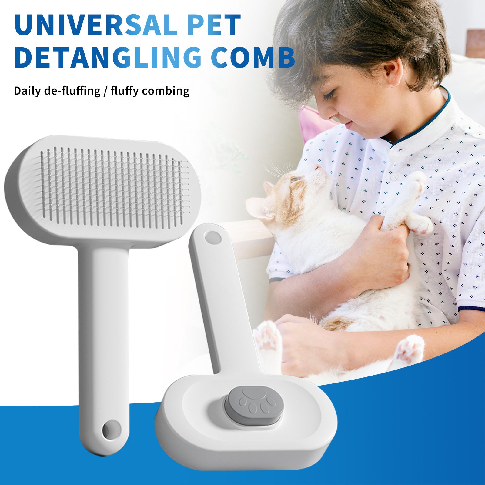 Universal Pet Hair Removal Comb, Gently Smoothing Out The Tangled Hair